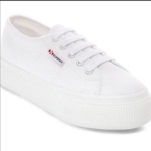 Brand New Superga platform shoes size 8